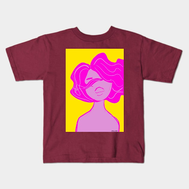 Sunset Flow Kids T-Shirt by Calli's Corner